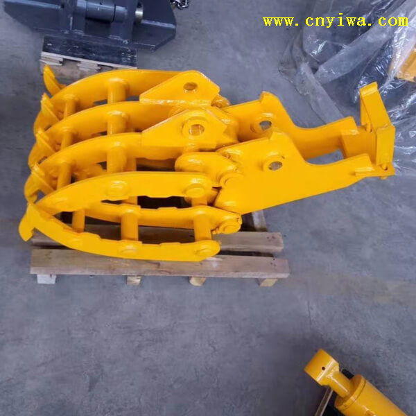 Excavator mechanical wood grab Stone grabber Iron grabber - Buy ...